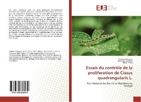 Essais du contrôle de la proliferation de Cissus quadrangularis L.