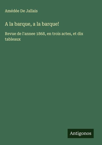 A la barque, a la barque!