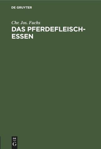 Das Pferdefleischessen