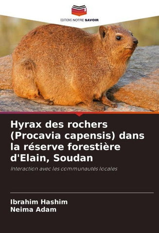Hyrax des rochers (Procavia capensis) dans la réserve forestière d'Elain, Soudan