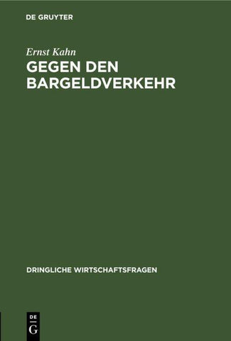 Gegen den Bargeldverkehr