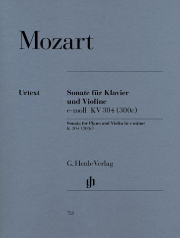 Wolfgang Amadeus Mozart - Violinsonate e-moll KV 304 (300c)