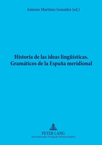 Historia de las ideas lingueísticas