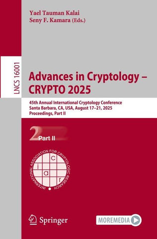 Advances in Cryptology – CRYPTO 2025