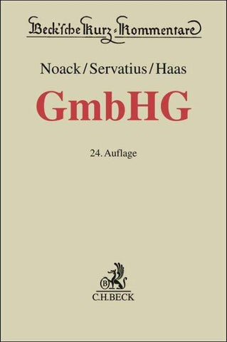 Gesetz betreffend die Gesellschaften mit beschränkter Haftung. GmbHG
