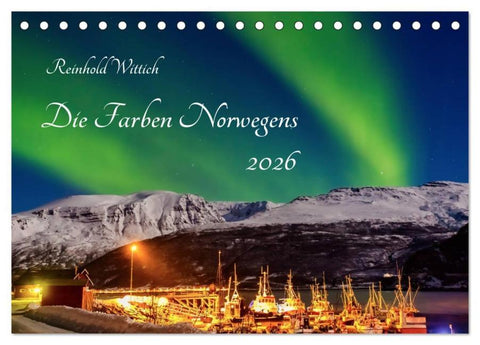 Die Farben Norwegens (Tischkalender 2026 DIN A5 quer), CALVENDO Monatskalender