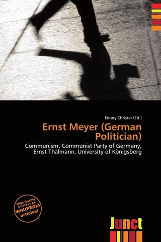 Ernst Meyer (German Politician)