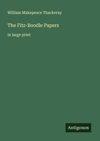 The Fitz-Boodle Papers
