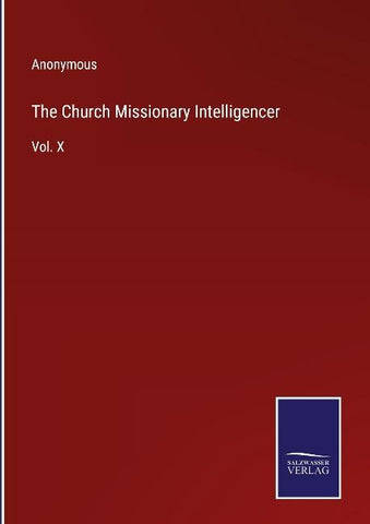 The Church Missionary Intelligencer