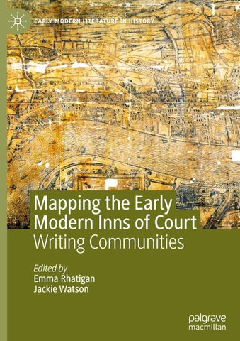 Mapping the Early Modern Inns of Court