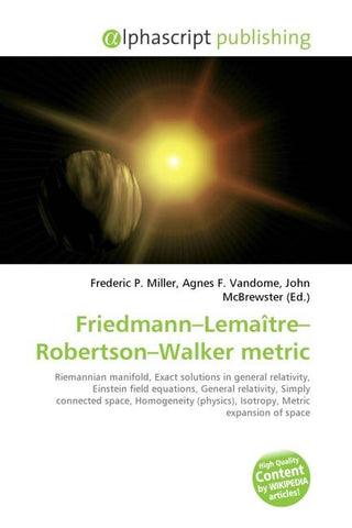 Friedmann-Lemaître-Robertson-Walker metric