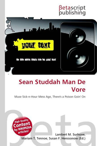 Sean Studdah Man De Vore