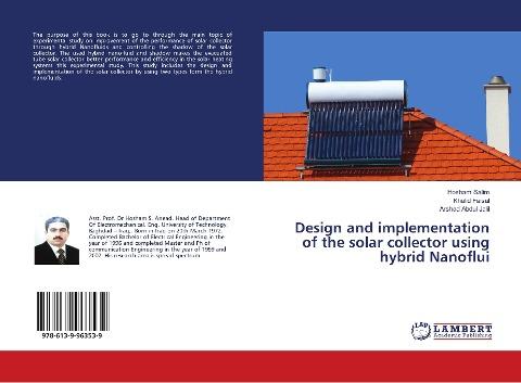 Design and implementation of the solar collector using hybrid Nanoflui