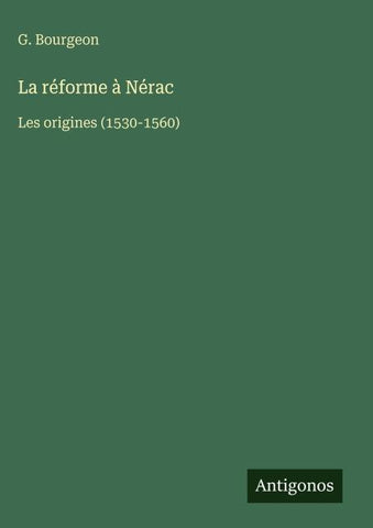 La réforme à Nérac