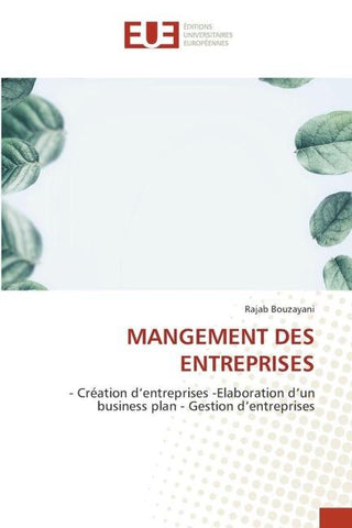 MANGEMENT DES ENTREPRISES