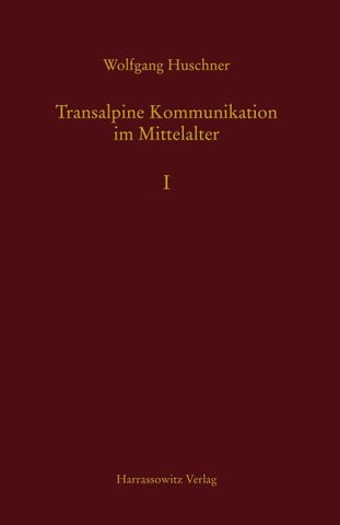 Transalpine Kommunikation im Mittelalter