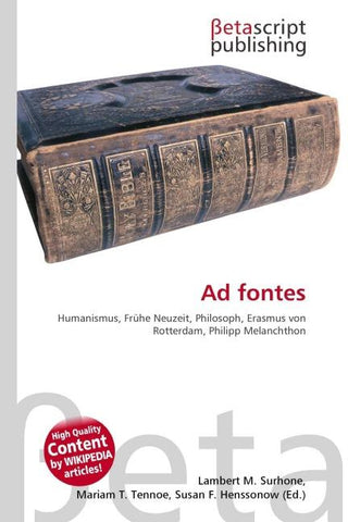 Ad fontes