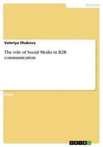 The role of Social Media in B2B communication