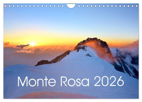 Monte Rosa (Wandkalender 2026 DIN A4 quer), CALVENDO Monatskalender