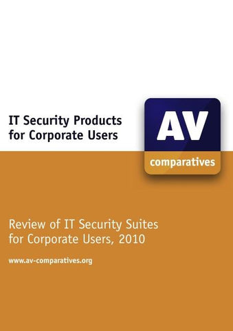 IT Security Products for Corporate Users