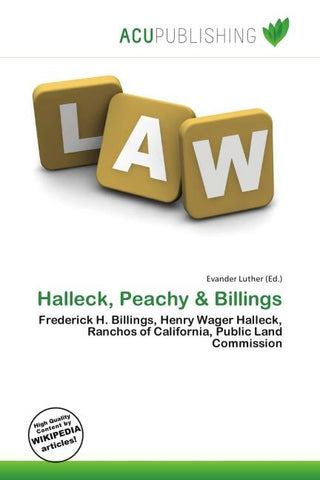 Halleck, Peachy & Billings
