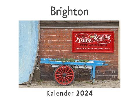 Brighton (Wandkalender 2024, Kalender DIN A4 quer, Monatskalender im Querformat mit Kalendarium, Das perfekte Geschenk)