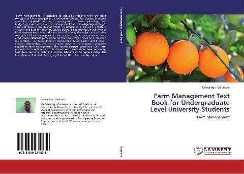 Farm Management Text Book for Undergraduate Level University Students
