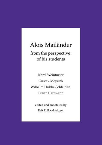 Alois Mailänder - From the perspective of his students