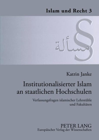 Institutionalisierter Islam an staatlichen Hochschulen