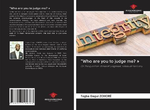 "Who are you to judge me? '