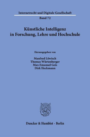 Künstliche Intelligenz in Forschung, Lehre und Hochschule