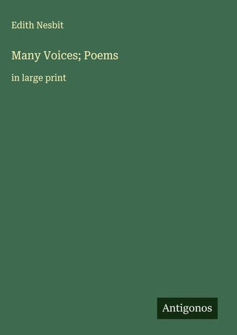 Many Voices; Poems