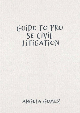 Guide to Pro Se Civil Litigation
