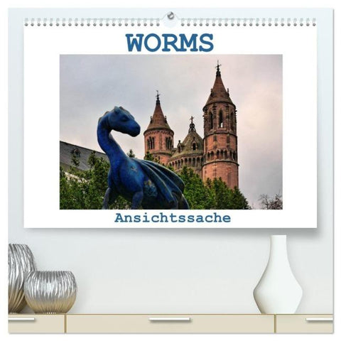Worms - Ansichtssache (hochwertiger Premium Wandkalender 2026 DIN A2 quer), Kunstdruck in Hochglanz