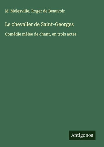Le chevalier de Saint-Georges