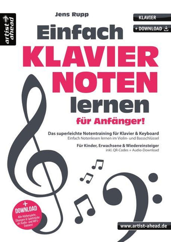Einfach Klaviernoten lernen für Anfänger!