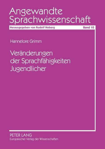 Veränderungen der Sprachfähigkeiten Jugendlicher