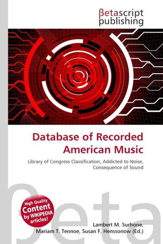 Database of Recorded American Music
