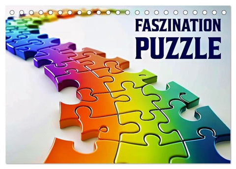Faszination PUZZLE (Tischkalender 2026 DIN A5 quer), CALVENDO Monatskalender