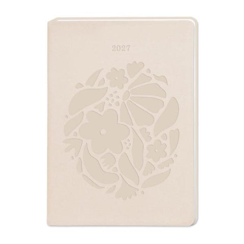 Terminplaner Lederlook 2027 Beige