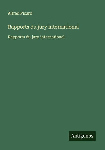 Rapports du jury international