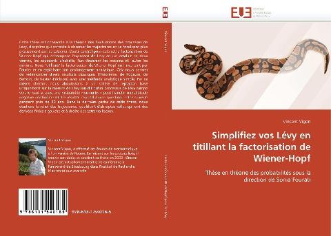 Simplifiez vos Lévy en titillant la factorisation de Wiener-Hopf