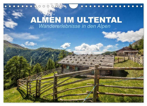 Almen im Ultental (Wandkalender 2026 DIN A4 quer), CALVENDO Monatskalender