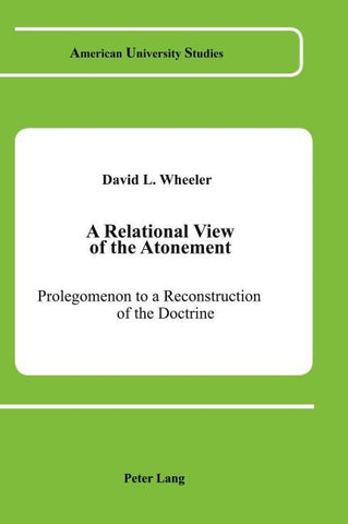 A Relational View of the Atonement