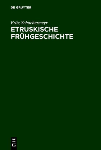 Etruskische Frühgeschichte