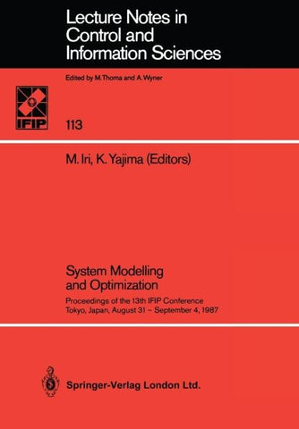 System Modelling and Optimization