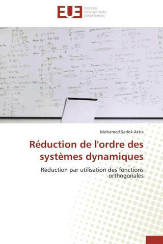 Réduction de l'ordre des systèmes dynamiques