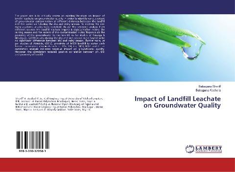 Impact of Landfill Leachate on Groundwater Quality
