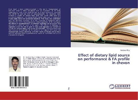 Effect of dietary lipid source on performance & FA profile in chevon