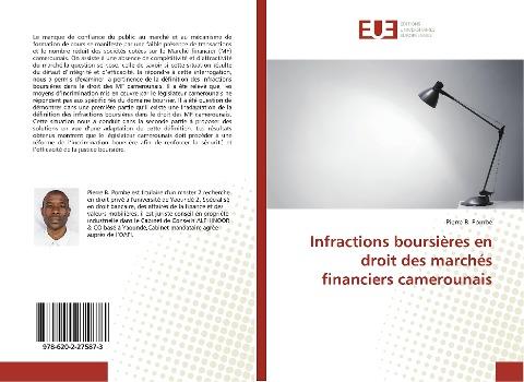 Infractions boursières en droit des marchés financiers camerounais